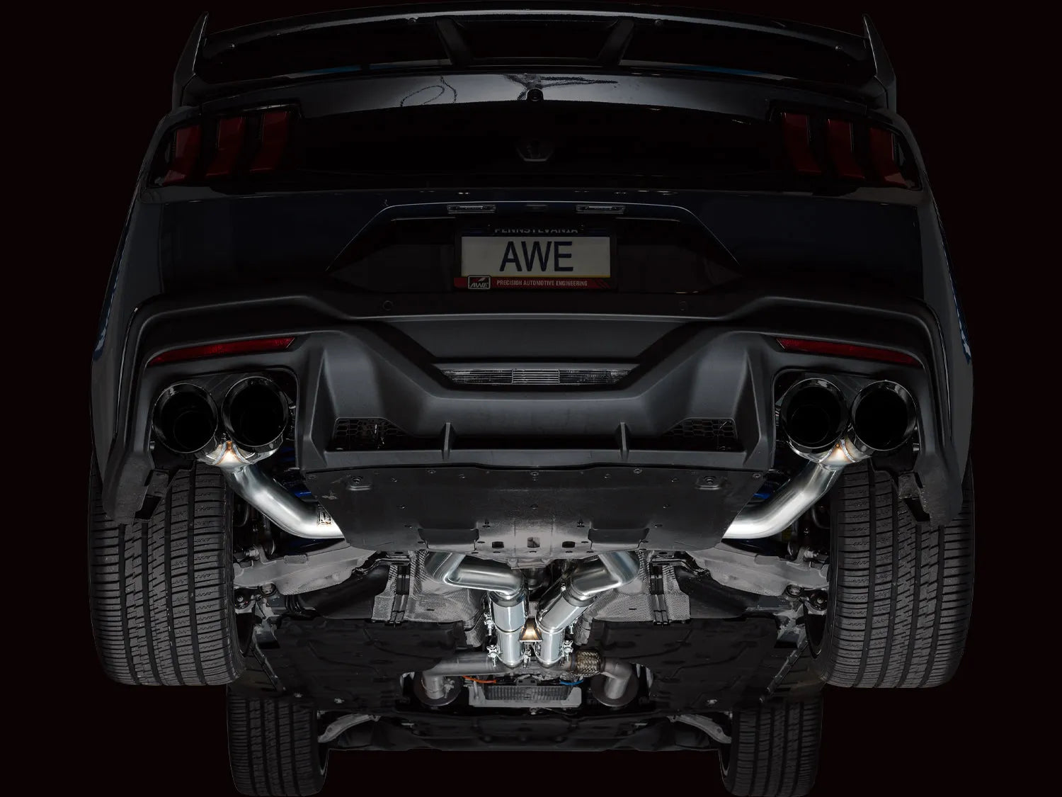 AWE Tuning Track Edition Catback Exhaust Mustang Dark Horse | 2024 (3020-43375)