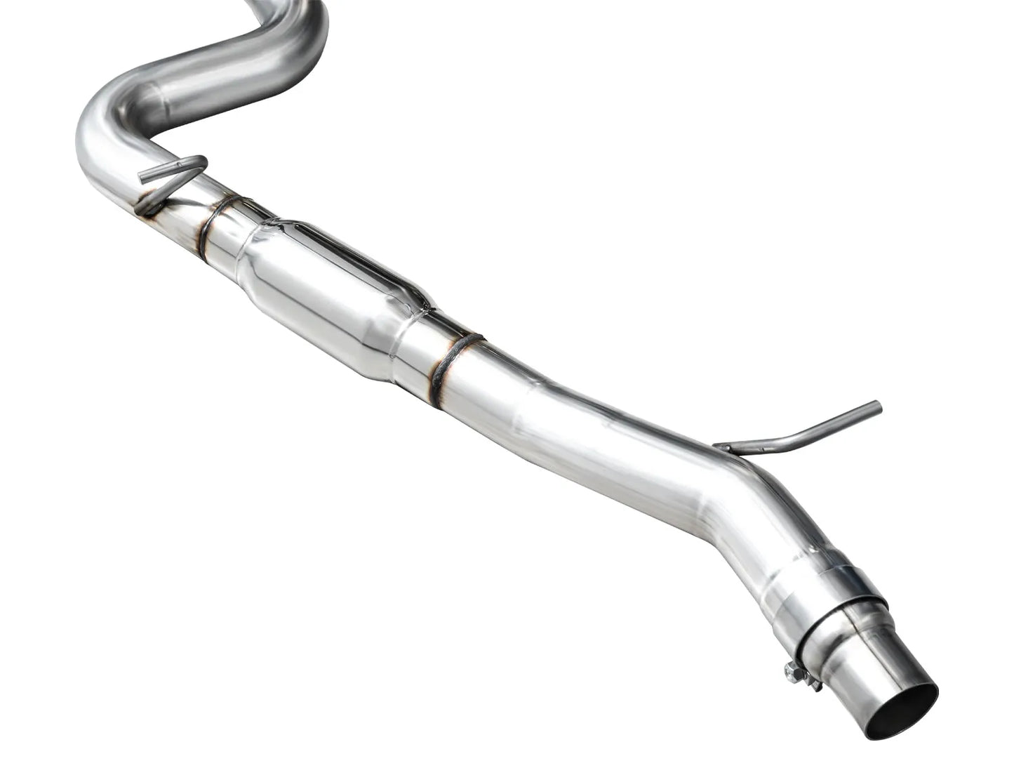 AWE Tuning MK8 Volkswagen Golf R 3in Track Edition Quad Exhaust - Diamond Black Tips (3020-43658)