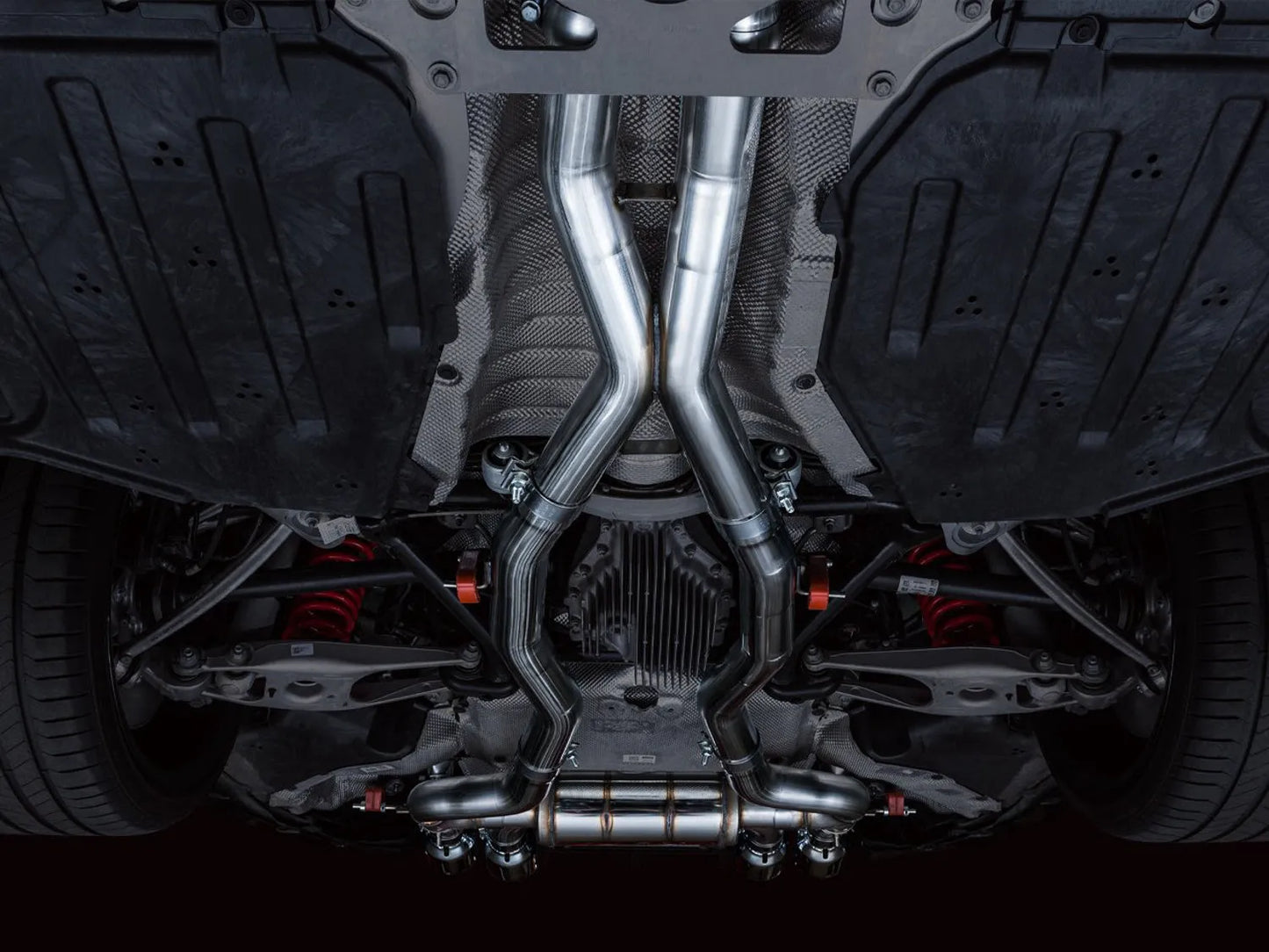 AWE Tuning SwitchPath Catback Exhaust for BMW G8X M3/M4 - Diamond Black Tips (3025-43480)