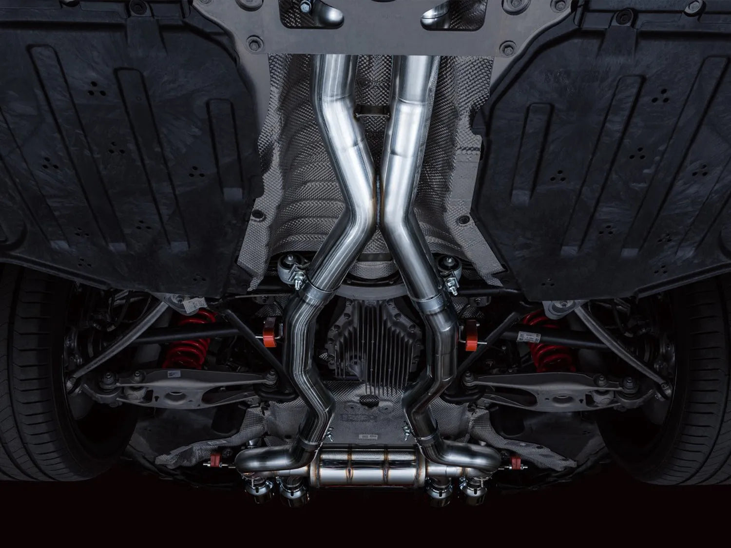 AWE Tuning SwitchPath Catback Exhaust for BMW G8X M3/M4 - Diamond Black Tips (3025-43480)