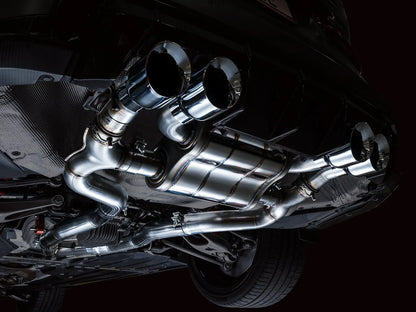 AWE Tuning SwitchPath Catback Exhaust for BMW G8X M3/M4 - Diamond Black Tips (3025-43480)