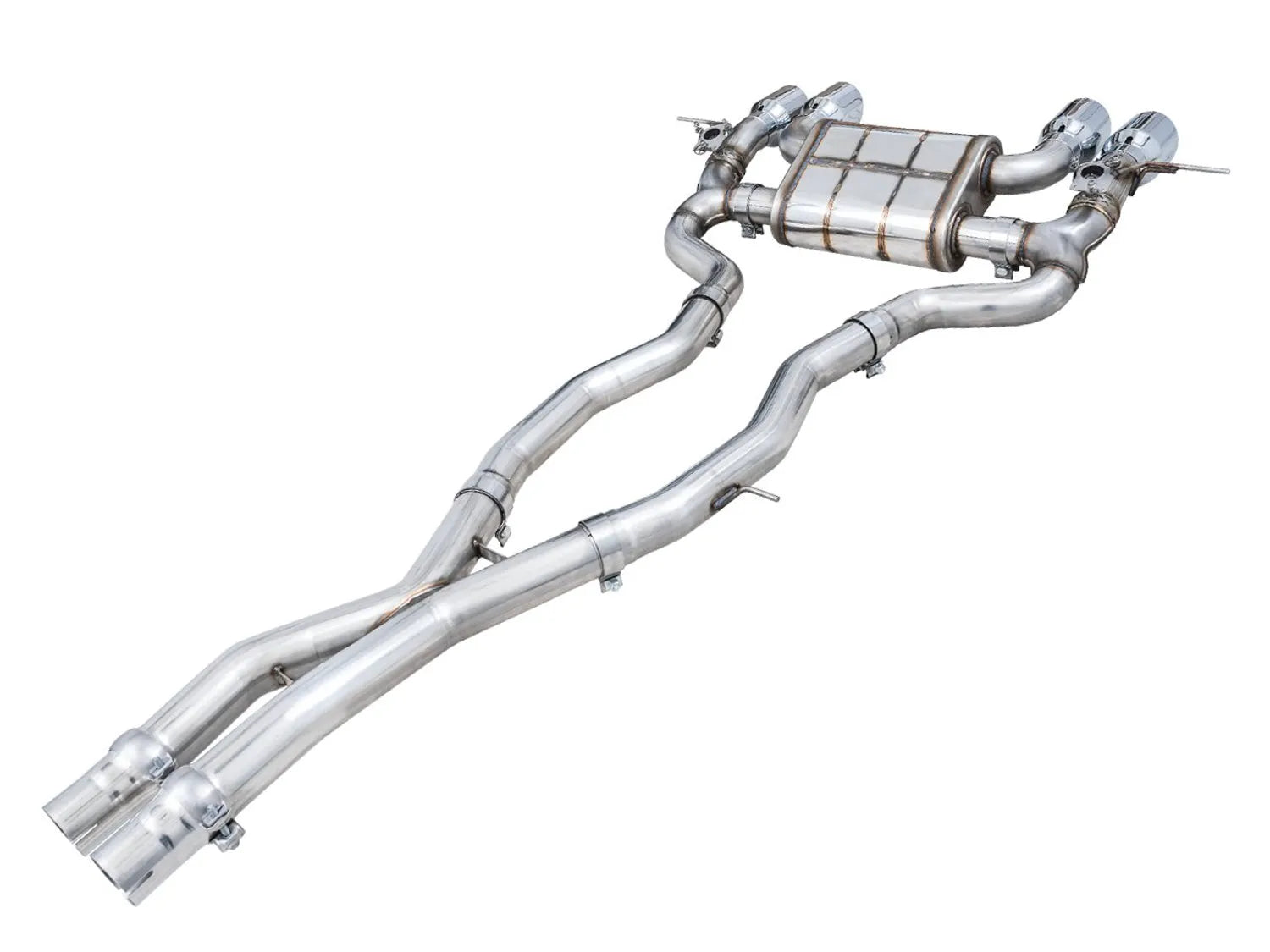 AWE Tuning SwitchPath Catback Exhaust for BMW G8X M3/M4 - Diamond Black Tips (3025-43480)