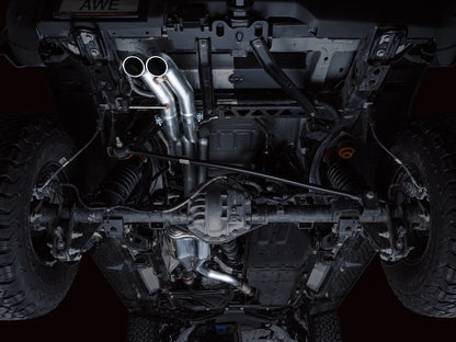 AWE Tuning Dual BashGuards SwitchPath Exhaust | Ford Bronco Raptor (3025-31327)