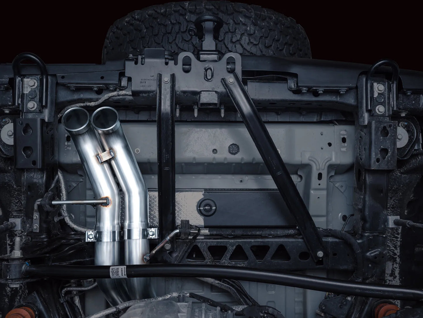 AWE Tuning Dual BashGuards SwitchPath Exhaust | Ford Bronco Raptor (3025-31327)