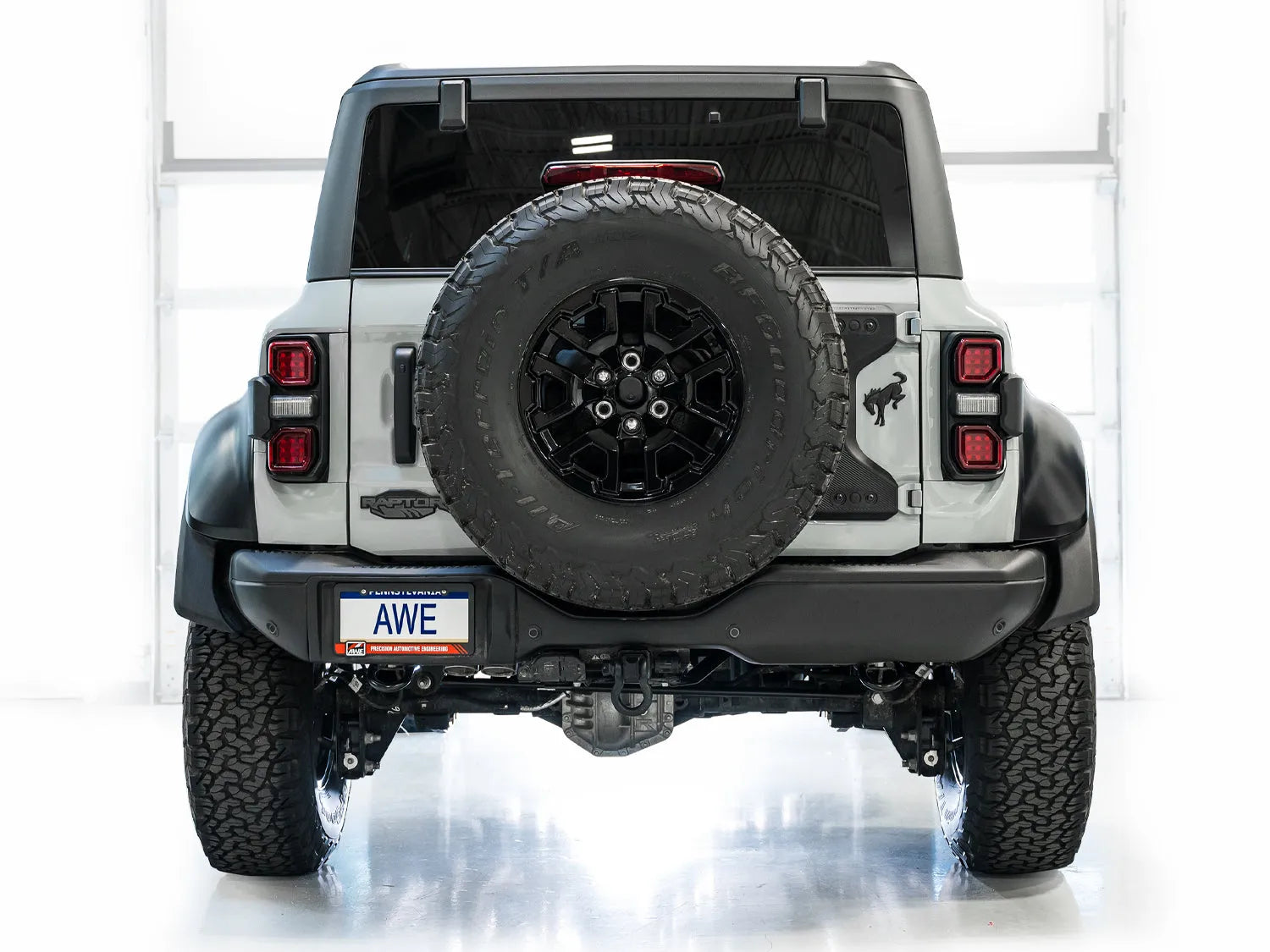 AWE Tuning Dual BashGuards SwitchPath Exhaust | Ford Bronco Raptor (3025-31327)