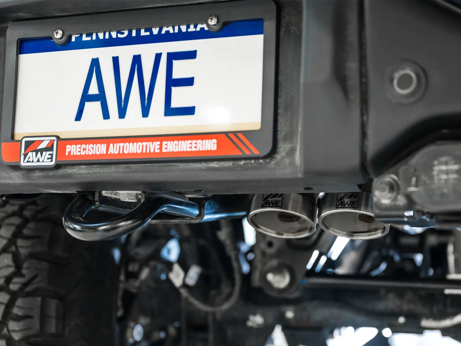AWE Tuning Dual BashGuards SwitchPath Exhaust | Ford Bronco Raptor (3025-31327)