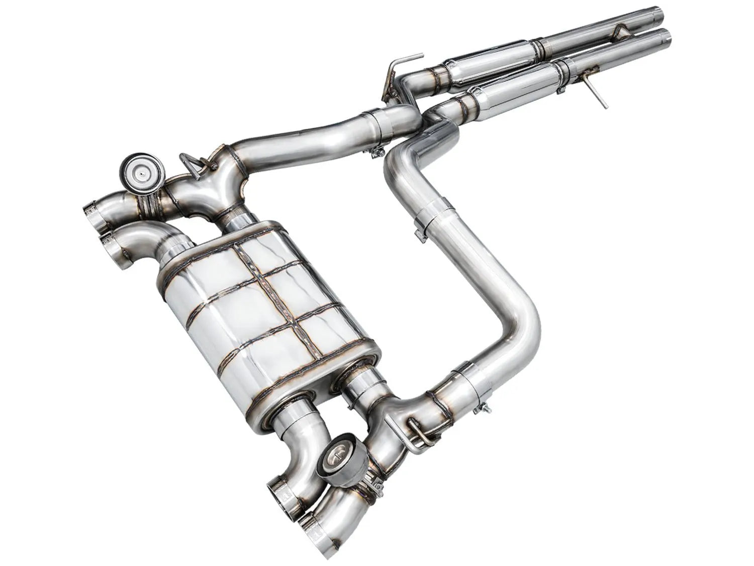 AWE Tuning SwitchPath Exhaust for Wrangler 392 - Quad BashGuards (3025-41392)