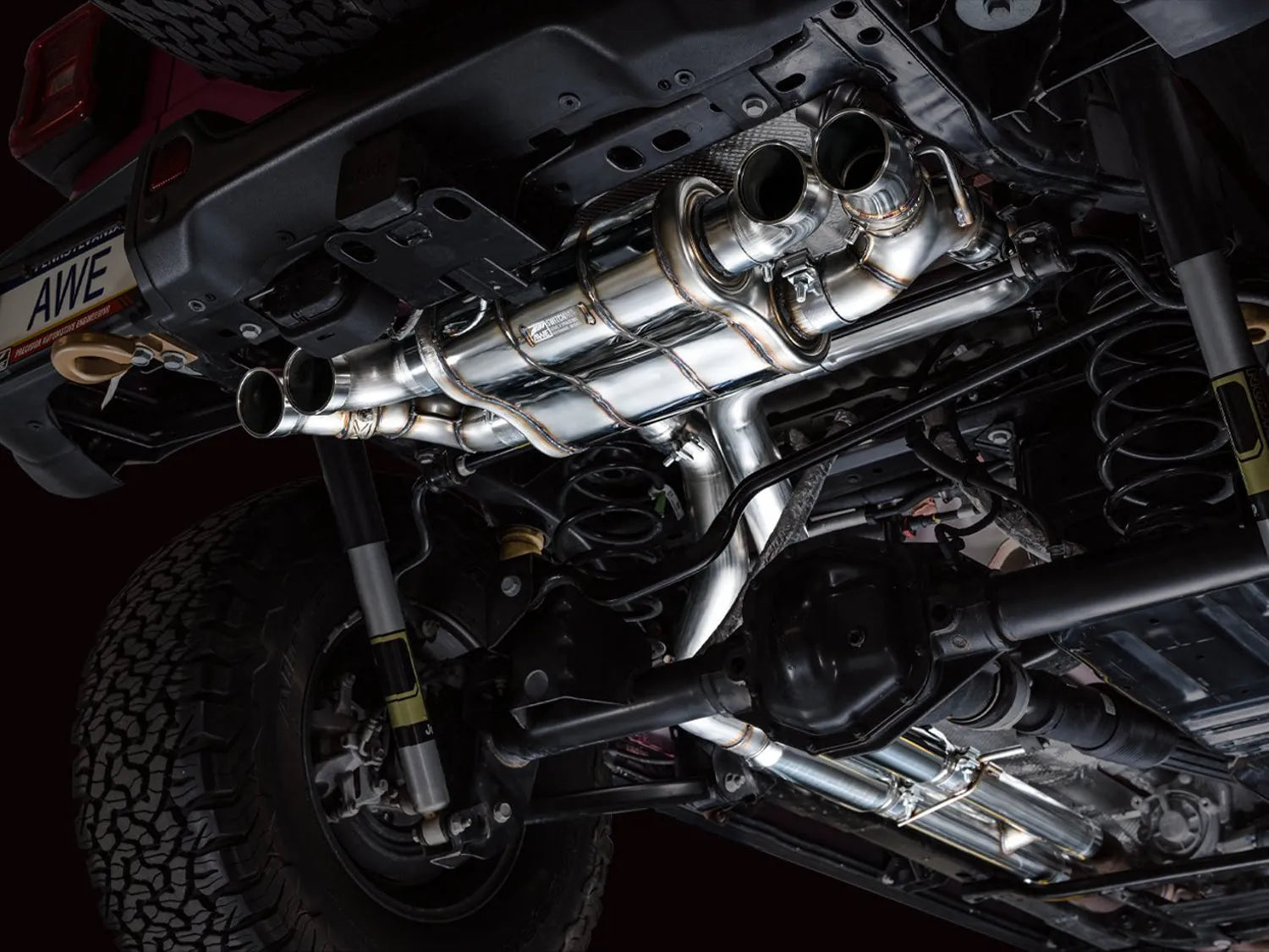 AWE Tuning SwitchPath Exhaust for Wrangler 392 - Quad BashGuards (3025-41392)