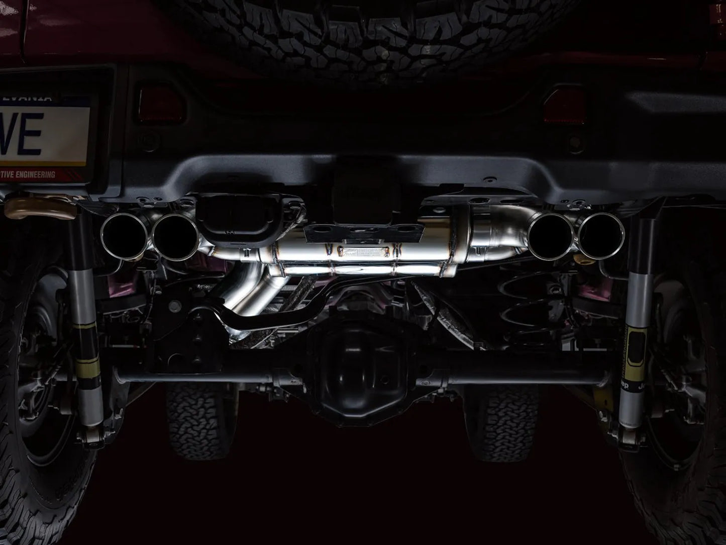 AWE Tuning SwitchPath Exhaust for Wrangler 392 - Quad BashGuards (3025-41392)