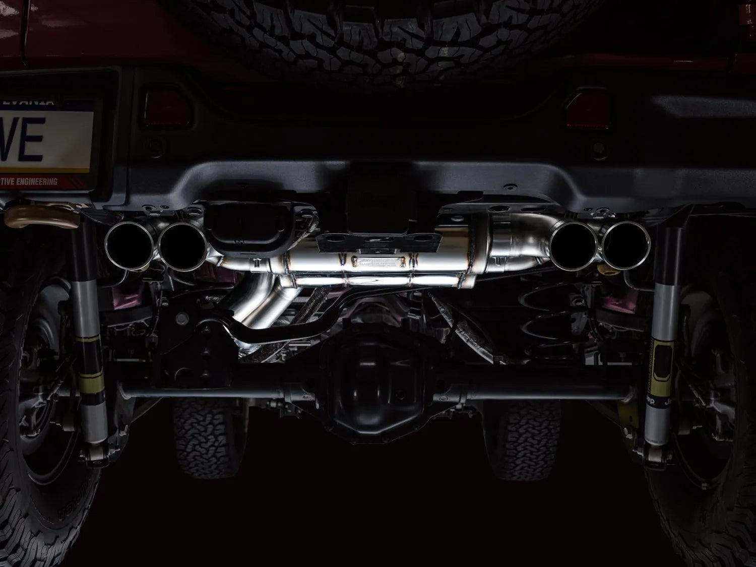 AWE Tuning SwitchPath Exhaust for Wrangler 392 - Quad BashGuards (3025-41392)