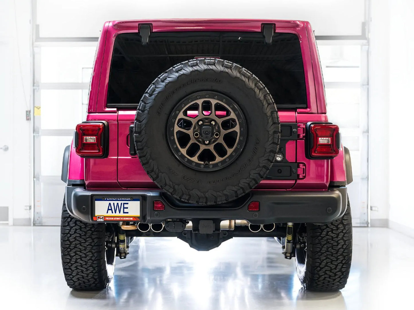 AWE Tuning SwitchPath Exhaust for Wrangler 392 - Quad BashGuards (3025-41392)