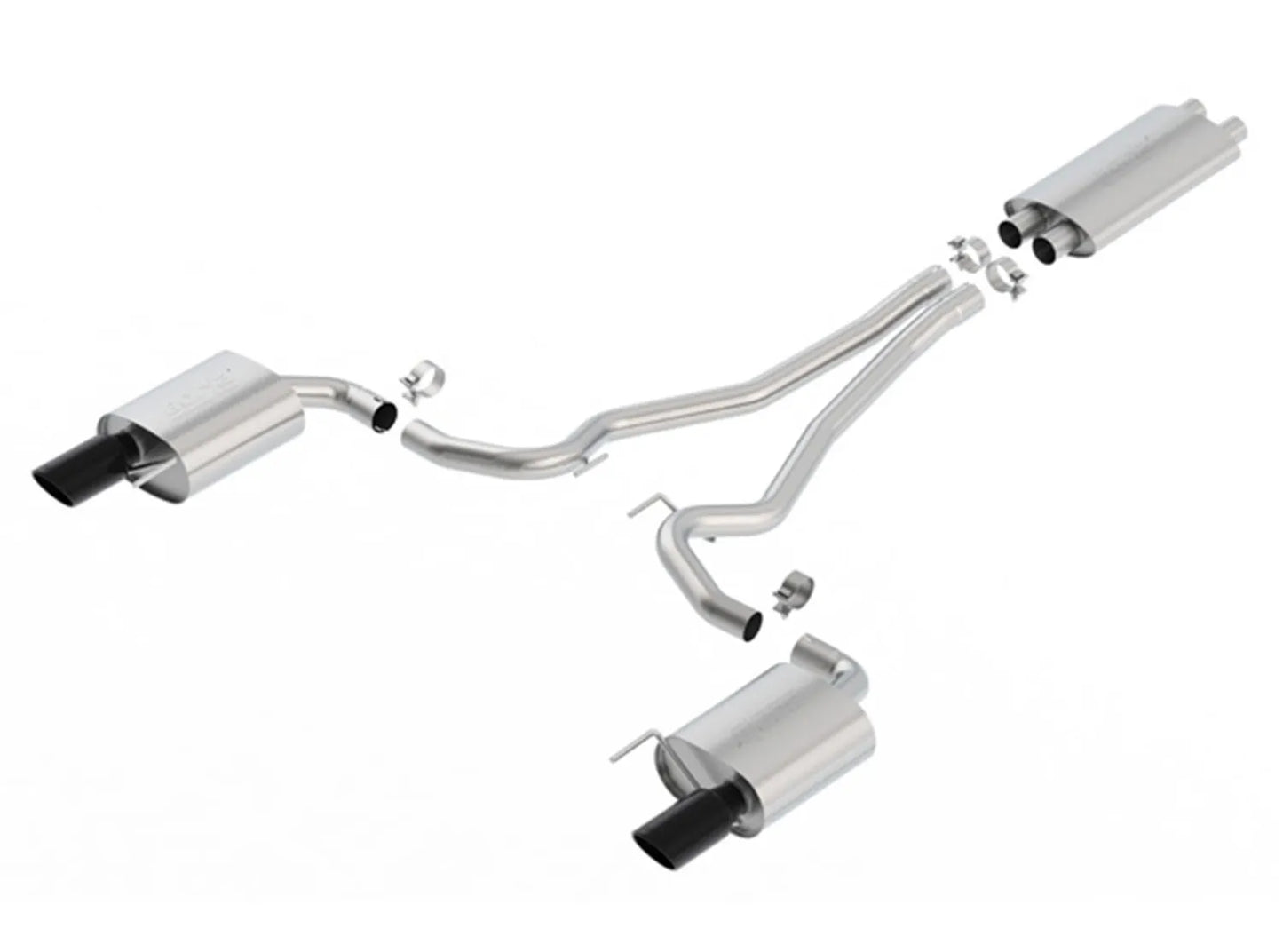 Borla Cat-Back Exhaust System - EC-Type - Touring | 2015-2017 Ford Mustang 5.0L (1014040)