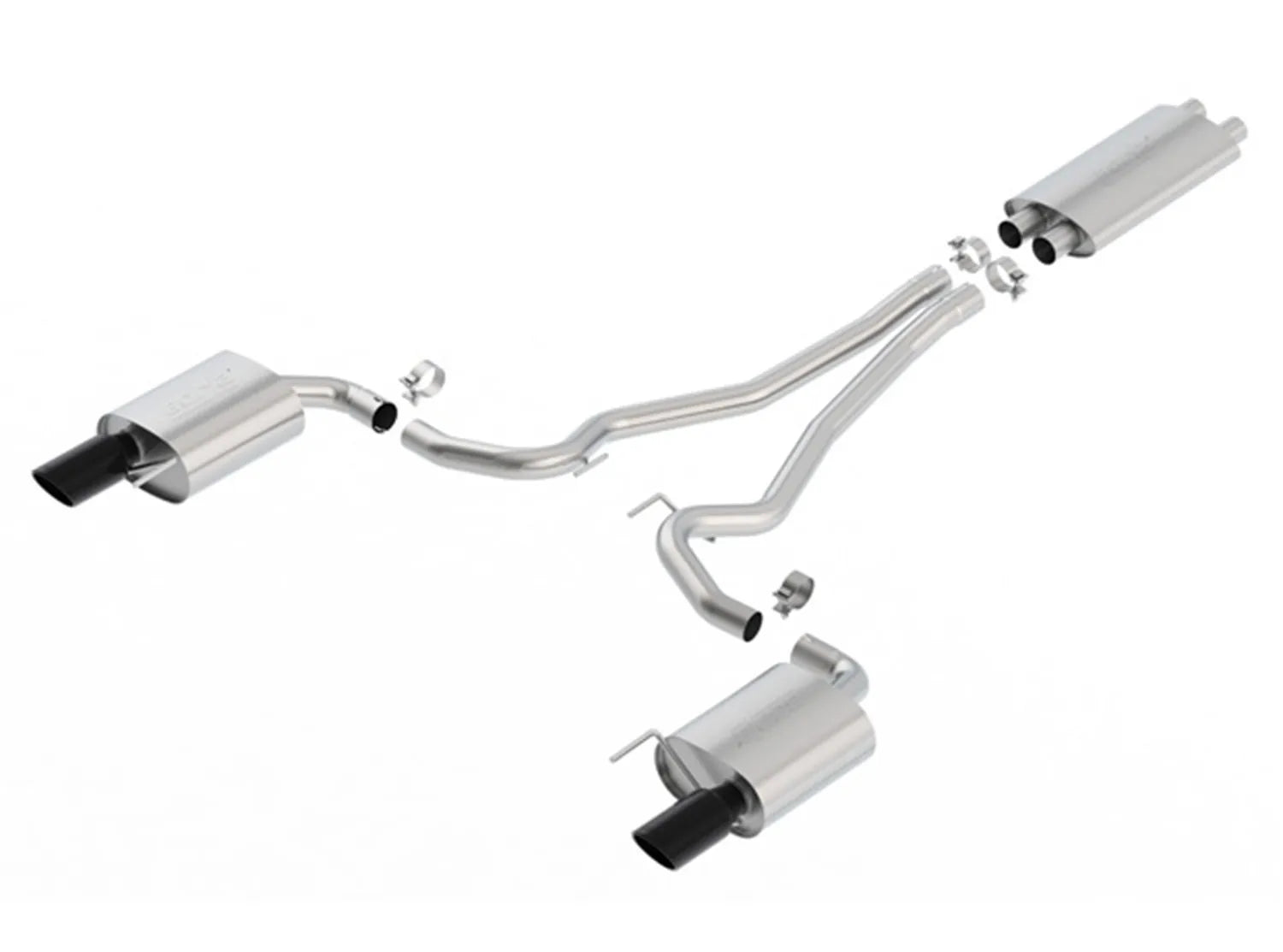 Borla Cat-Back Exhaust System - EC-Type - Touring | 2015-2017 Ford Mustang 5.0L (1014040)