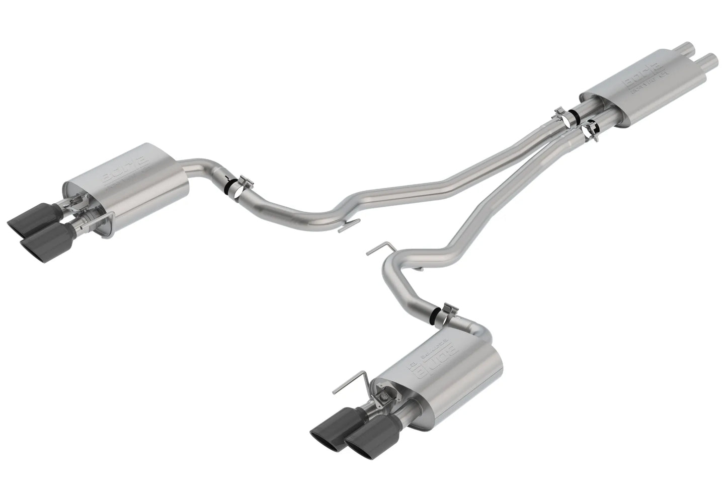Borla Cat-Back Exhaust System - ECE Approved - Touring | 2018-2020 Ford Mustang 5.0L (1014045)