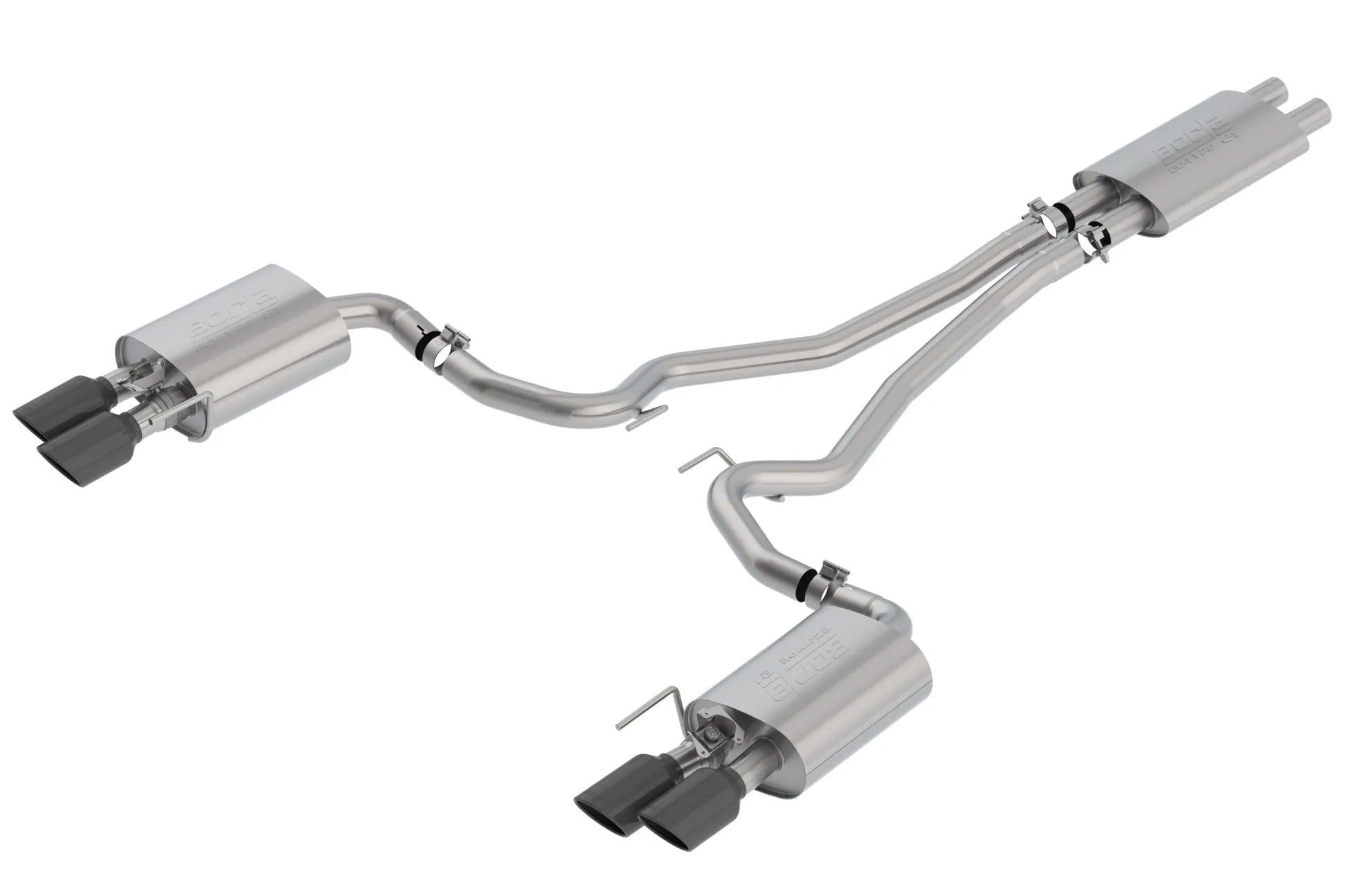 Borla Cat-Back Exhaust System - ECE Approved - Touring | 2018-2020 Ford Mustang 5.0L (1014045)