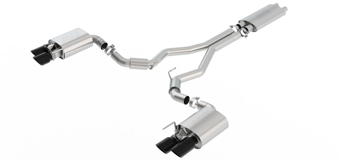 Borla Cat-Back Exhaust System - ECE Approved - Touring | 2018-2020 Ford Mustang Coupe 5.0L (1014046)