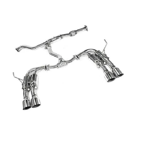 Invidia R400 Gemini Cat-Back Exhaust | 2008-2014 Subaru WRX/STi Hatchback (HS08ST5GM4SS/T))