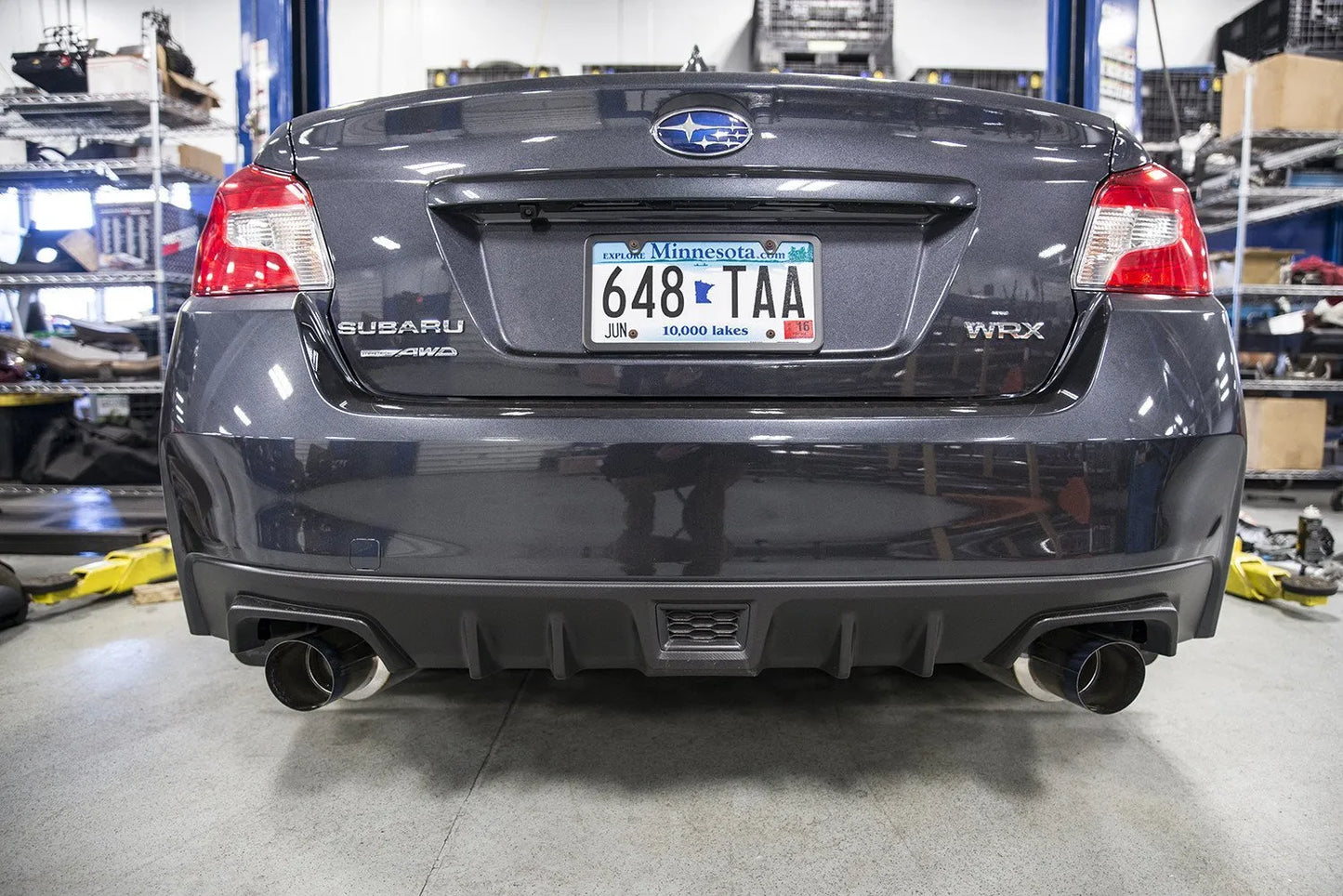 Invidia N1 Twin Outlet SS Cat-Back Exhaust | Subaru WRX/STI Sedan (HS15STIGTP)