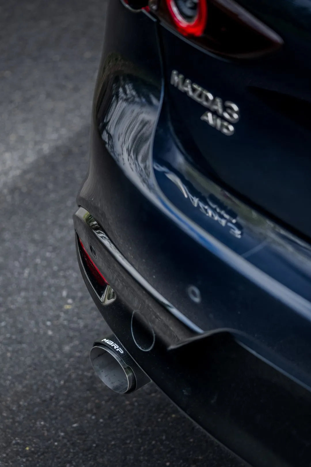 MBRP Stainless Steel 2.5" Axle-Back - Dual Exit | 2019-2024 Mazda 3 Hatchback (S4450)