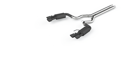 MBRP 3-Inch Street Quad Cat-Back Exhaust | Ford Mustang GT 18-23 (S7205BLK)