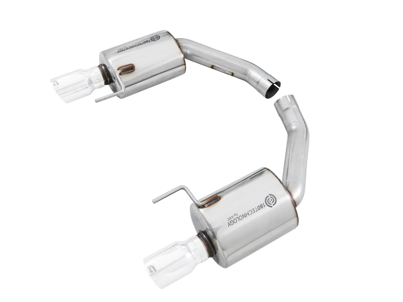 AWE Tuning Track-to-Touring Conversion Kit for S550 Mustang GT - Dual Tip (3815-11030)