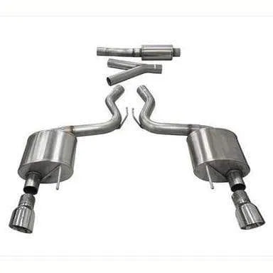 Corsa 2.75" Dual Exit Cat-Back Exhaust | 2015-2017 Ford Mustang Ecoboost (14343)
