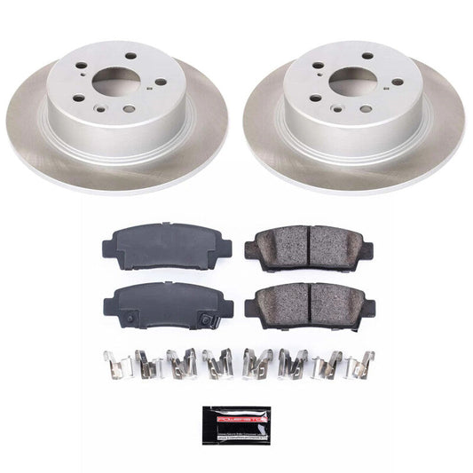PowerStop 95-99 Toyota Avalon Rear Semi-Coated Rotor Kit (SC5103)