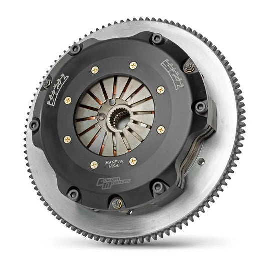Clutch Masters FX725 Twin-Disc Clutch Kit w/ Steel Flywheel | 1988 - 1991 Honda Civic (08H2B-TD7S-S)
