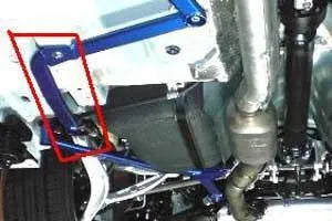 Cusco Front & Rear Side Power Brace | Mitsubishi Lancer Evolution EVO X (08+) (566 492 FR)