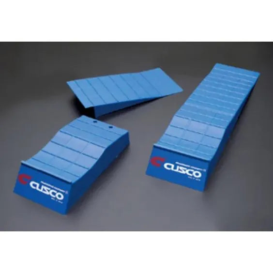 Cusco Low Down Slope Jack Assist Ramp Set 2pcs Separate Type Blue (L&R Set) | (A517 SL99)
