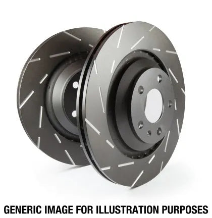 EBC Brakes Front Slotted Rotors | 2015-2021 Subaru WRX (USR7337)