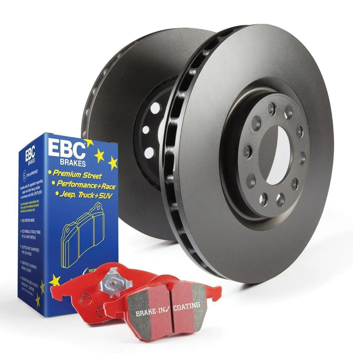 EBC Brakes Stage 12 Front Brake Upgrade Kit | 2008-2015 Mitsubishi Evo X (S12KF1125)