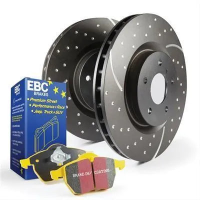 EBC Brakes Stage 5 Superstreet Rear Brake Upgrade | 2008-2015 Mitsubishi Evo X (S5KR1528)