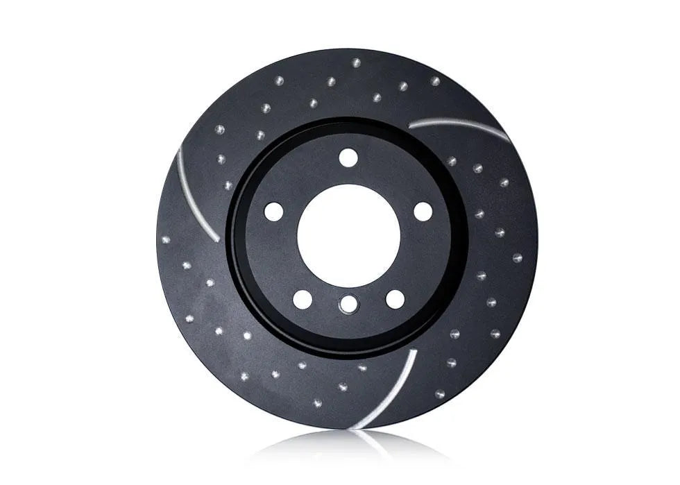 EBC GD Drilled & Slotted Front Rotor Set | 2016-2021 Honda Civic (GD7116)