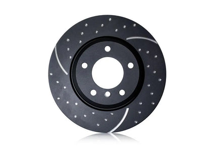 EBC GD Drilled & Slotted Front Rotor Set | 2016-2021 Honda Civic (GD7116)