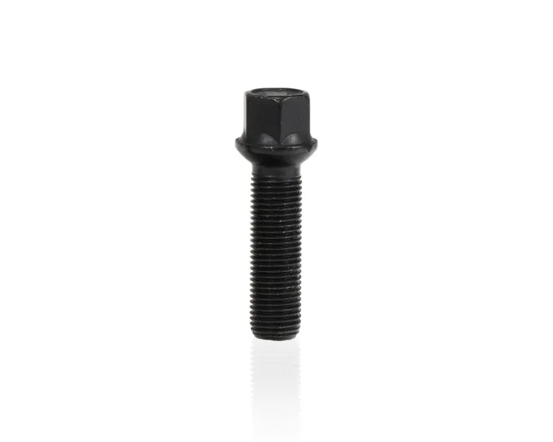 Eibach M14x1.5x43mm Round-Head Black Wheel Bolt | Universal (S1-6-14-50-43-17-B)