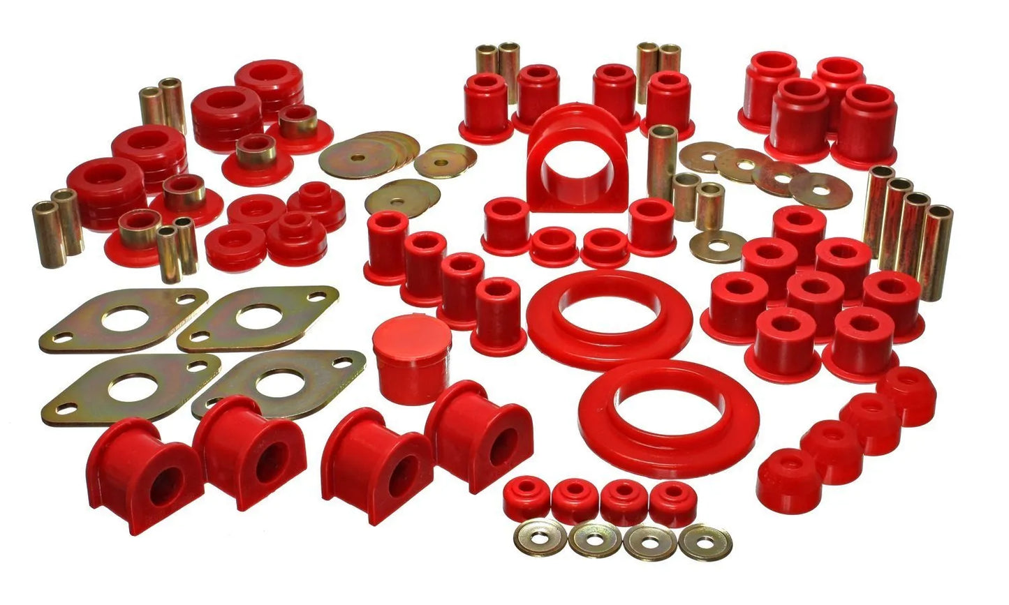 Energy Suspension Hyper-Flex Master Bushing Set - Red | 05-13 Tacoma 4WD (8.18113R)