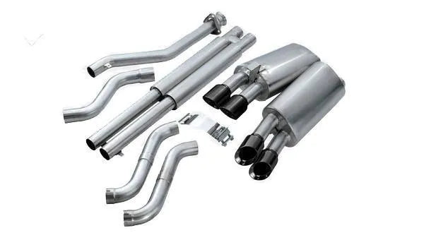Corsa 2.5in D&S Cat-Back Exhaust | Chevrolet Corvette (93-95) (14116BLK)