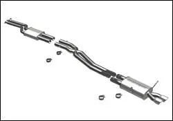 Magnaflow Touring Series Dual Split Rear Exit Cat Back Exhaust | BMW 330i (01-05) (16533)