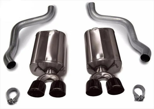 Corsa Dual Black-Tip Cat-Back Exhaust w/ X-Pipe | 2005-2006 Pontiac GTO (14189BLK)