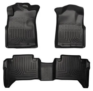Husky Liners Weatherbeater Combo Front & 2nd Seat Floor Liners | Toyota Tacoma (05-13) (98951)