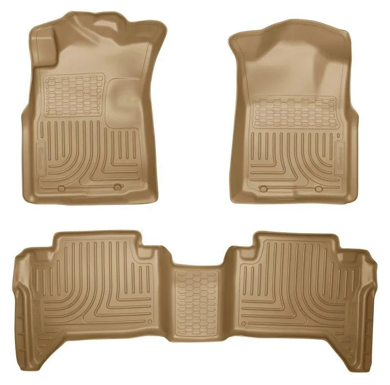 Husky Liners Weatherbeater Combo Front & 2nd Seat Floor Liners | Toyota Tacoma (05-13) (98953)