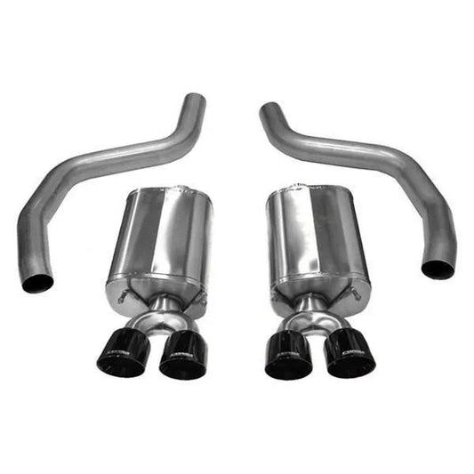 CORSA 3.0in Axle-Back D&STip Exhaust | Corvette C6 Z06/ZR1 (14164BLK)
