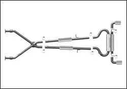 Magnaflow Street Series SS Cat-Back Exhaust | Infiniti G37 F&R (16820)