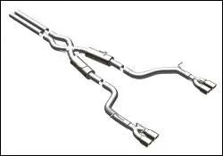 Magnaflow SS Cat-Back Exhaust Quad Split Rear | Dodge Challenger SRT8 (16885)