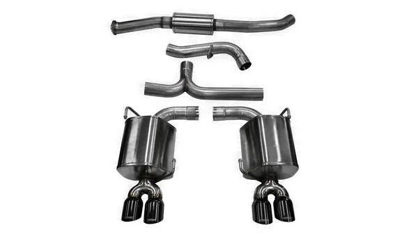 Corsa Black Pro-Series Twin 3.5" Dual Rear Exit | 2011-2014 Subaru Impreza WRX / STI (14863BLK)
