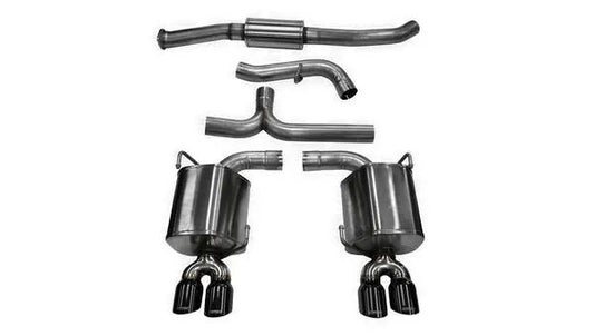 Corsa Black Pro-Series Twin 3.5" Dual Rear Exit | 2011-2014 Subaru Impreza WRX / STI (14863BLK)