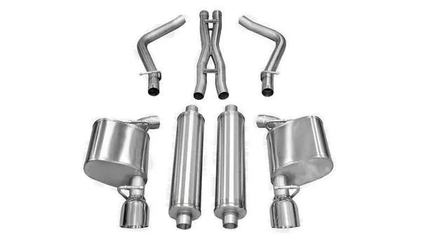 Corsa 2.5" Cat-Back Dual Rear Exit w/ Single 4.5" Tips | Chrysler 300 R/T (14537)