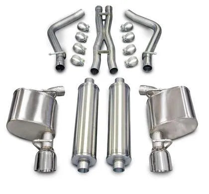 Corsa 2.5" Cat-Back Dual Rear Exit w/ Single 4.5" Tips | Chrysler 300 R/T (14535)