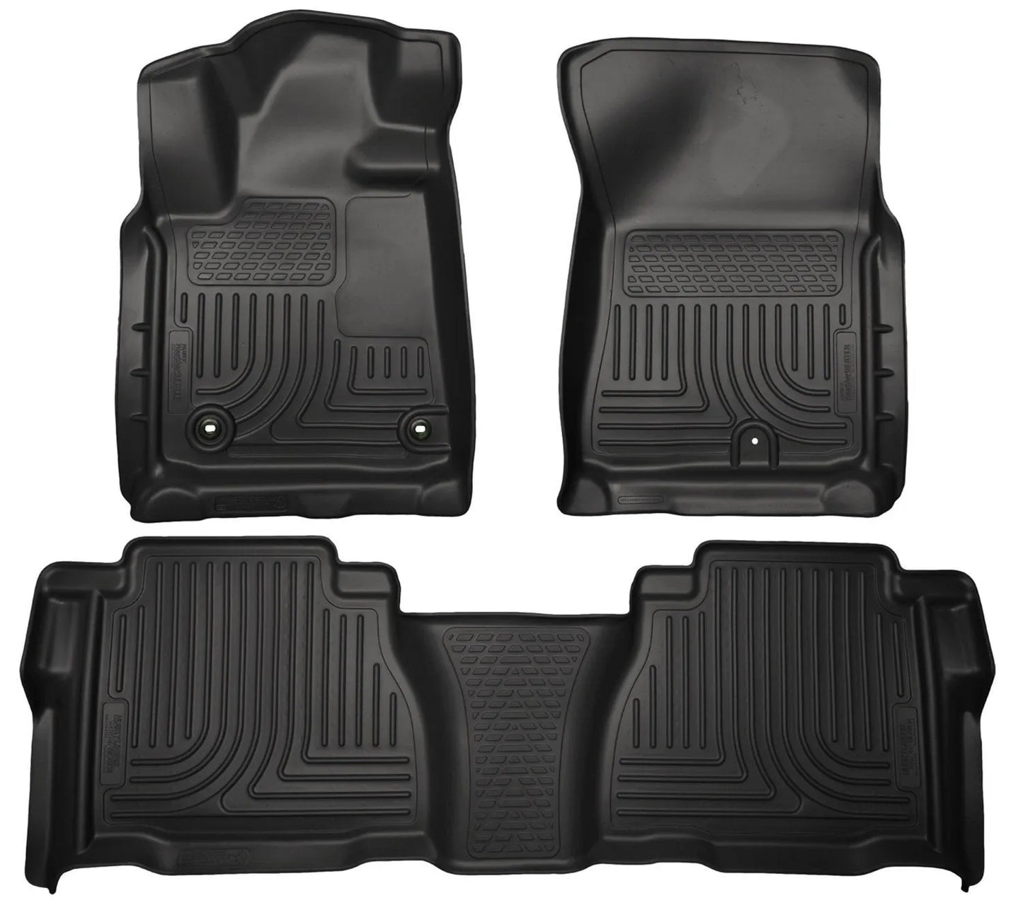 Husky Liners Weatherbeater Black Front & 2nd Seat Floor Liners | Toyota Tundra (12-13) (99591)